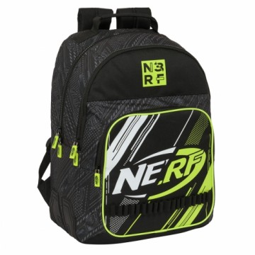 Школьный рюкзак Nerf Get ready Чёрный 32 x 42 x 15 cm