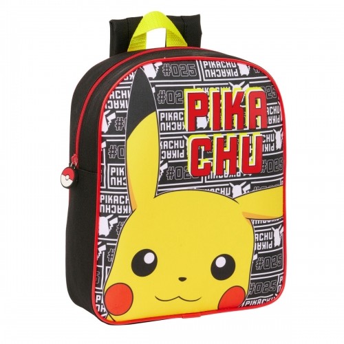 Pokemon Bērnu soma Pokémon Dzeltens Melns 22 x 27 x 10 cm image 1