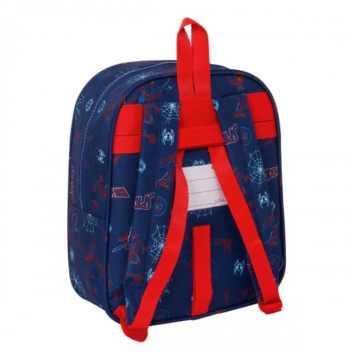Детский рюкзак Spider-Man Neon Тёмно Синий 22 x 27 x 10 cm image 2