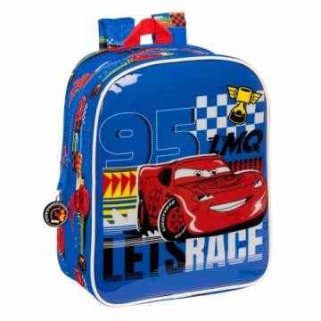 Bērnu soma Cars Race ready Zils 22 x 27 x 10 cm