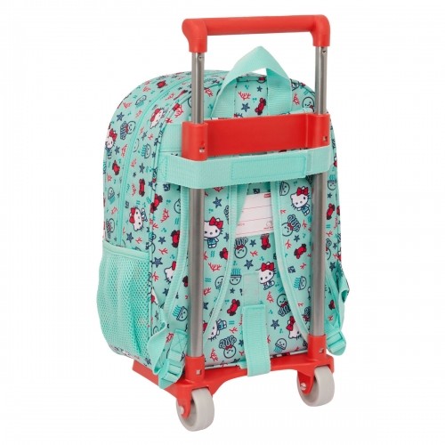 Школьный рюкзак с колесиками Hello Kitty Sea lovers бирюзовый 26 x 34 x 11 cm image 2