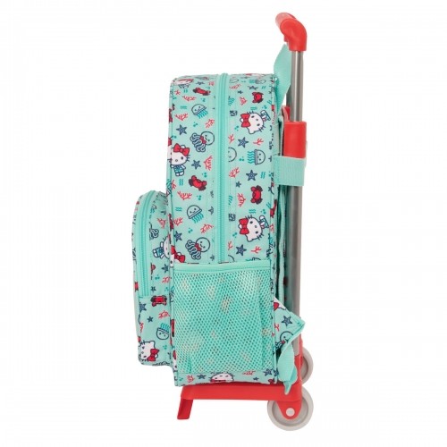 Школьный рюкзак с колесиками Hello Kitty Sea lovers бирюзовый 26 x 34 x 11 cm image 3