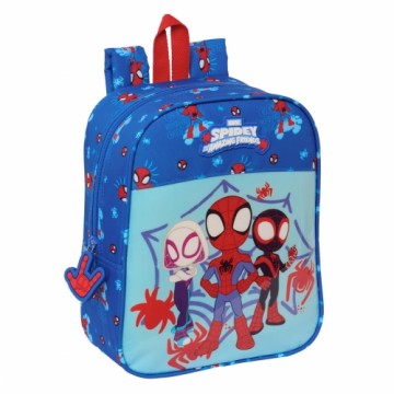 Bērnu soma Spider-Man Zils 22 x 27 x 10 cm