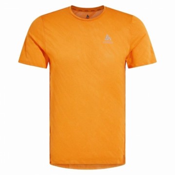 Unisex Krekls ar Īsām Piedurknēm Odlo Zeroweight Enginee Oranžs