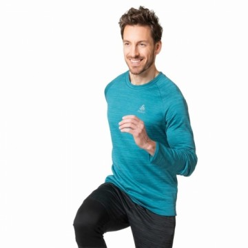 Unisex Krekls ar Garām Piedurknēm Odlo Essential Thermal Zils