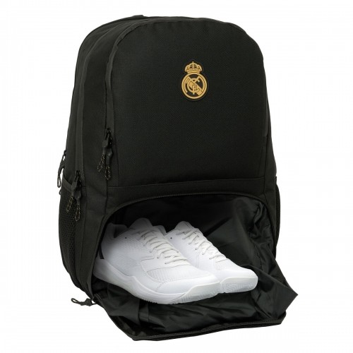 Padel Backpack Real Madrid C.F. Melns image 3