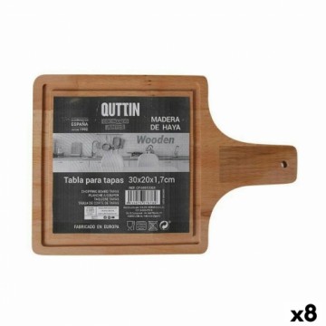Сервировочная доска Quttin С ручкой 30 x 20 x 1,7 cm (8 штук)