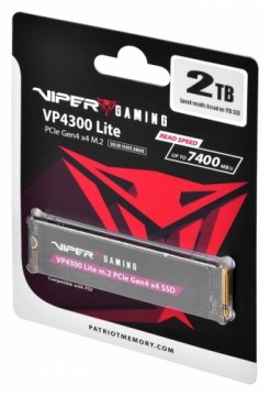 Patriot Memory Patriot Viper VP4300L M.2 PCI-Ex4 NVMe 2TB 7.2 / 6.