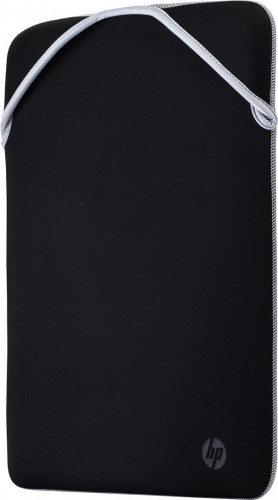 Hewlett-packard HP Reversible Protective 14.1-inch Silver Laptop Sleeve 14.1" Sleeve case Black image 1