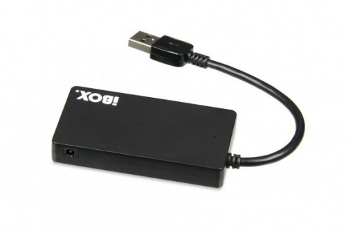 iBox IUH3F56 interface hub USB 3.2 Gen 1 (3.1 Gen 1) Type-A 5000 Mbit/s Black image 2