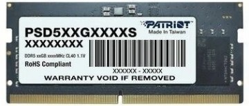 Patriot Memory RAM Patriot Signature 32GB (1x32GB) DDR5 5600MHz CL46 SODIMM