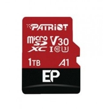 Patriot Memory Memory card Patriot EP Pro Micro SDXC 1TB 90/80 MB/s A1 V30 U3 Class10