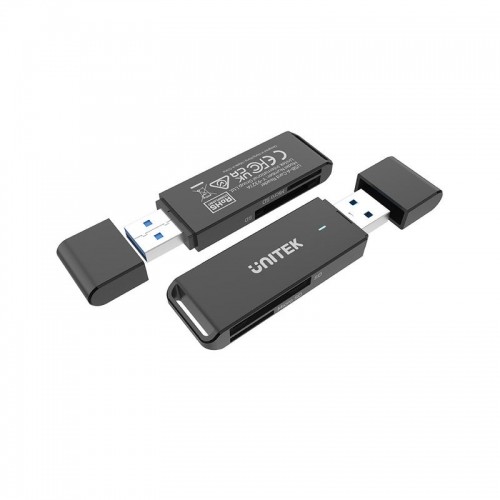 UNITEK Y-9327A card reader USB 3.2 Gen 1 (3.1 Gen 1) Type-A Black image 2
