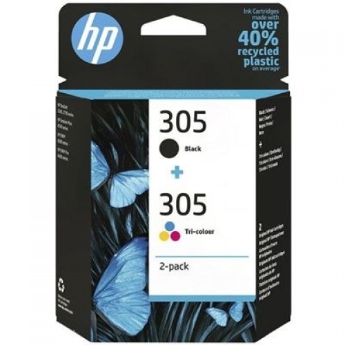 Hewlett-packard HP 305 2-Pack Tri-color/Black Original Ink Cartridge image 1