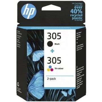 Hewlett-packard HP 305 2-Pack Tri-color/Black Original Ink Cartridge