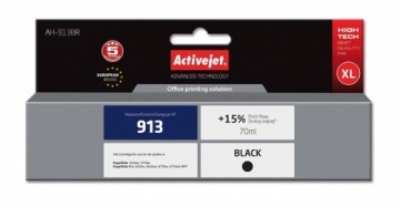 Activejet AH-913BR HP Printer Ink, Compatible with HP 913 L0R095AE; Premium;  70 ml;  black. Prints 15% more.