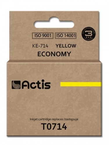Actis KE-714 ink (replacement for Epson T0714/T0894/T1004; Standard; 13.5 ml; yellow) image 1