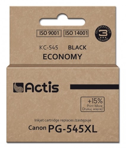 Actis KC-545 Ink Cartridge (replacement for Canon PG-545XL; Supreme; 15 ml; 207 pages; black). image 1