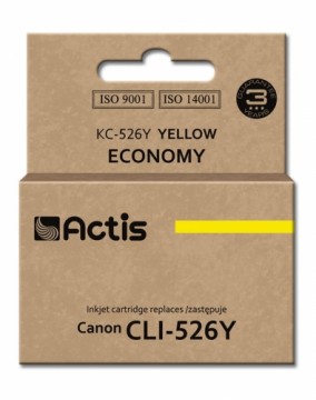 Actis KC-526Y Ink Cartridge (replacement for Canon CLI-526Y; Standard; 10 ml; yellow)