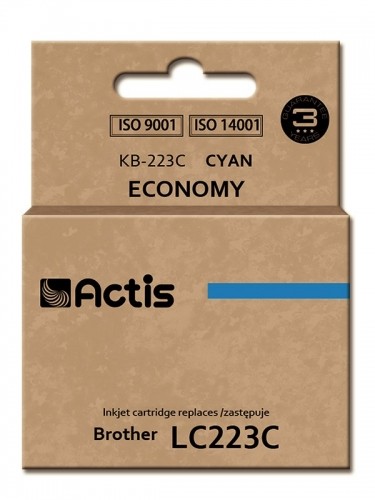 Actis KB-223C ink (replacement for Brother LC223C; Standard; 10 ml; cyan) image 1