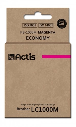 Actis KB-1000M Ink Cartridge (replacement for Brother LC1000M/LC970M; Standard; 36 ml; magenta) image 1