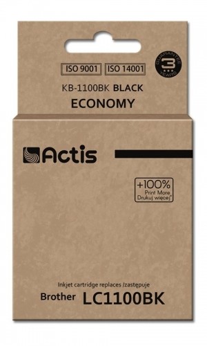 Actis KB-1100Bk ink (replacement for Brother LC1100BK / 980BK; Standard; 28 ml; black) image 1