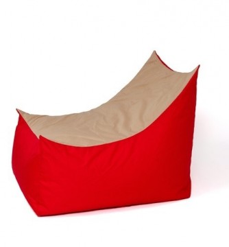 Go Gift Tron red-beige Sako bag pouffe XXL 140 x 90 cm