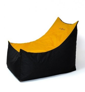 Go Gift Sako bag pouffe Tron black-orange XXL 140 x 90 cm