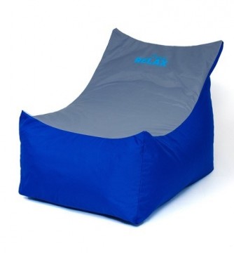 Go Gift Sako bag pouffe Tron blue-grey XXL 140 x 90 cm