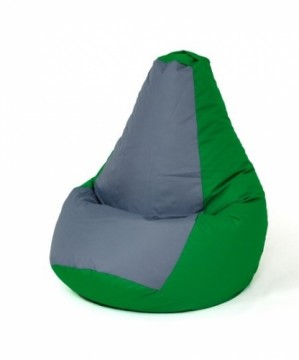 Go Gift Sako bag pouffe Pear green-grey XL 130 x 90 cm