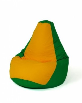 Go Gift Sako bag pouffe Pear green-yellow L 105 x 80 cm