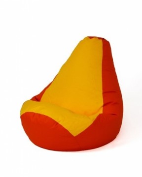 Go Gift Sako bag pouffe Pear red-yellow XXL 140 x 100 cm