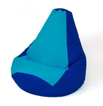 Go Gift Sako bag pouffe Pear blue XXL 140 x 100 cm