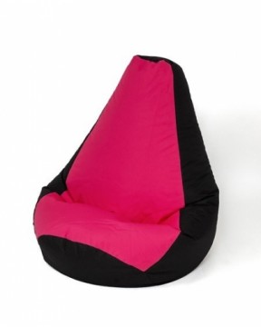 Go Gift Sako bag pouffe Pear black-pink XXL 140 x 100 cm