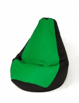 Go Gift Sako bag pouffe Pear black and green XXL 140 x 100 cm