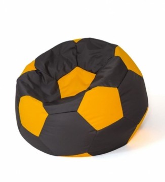 Go Gift Sako bag pouffe Ball black-yellow XL 120 cm