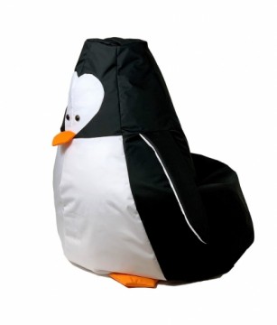 Go Gift Sako bag pouf Penguin black and white L 105 x 80 cm
