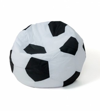 Go Gift Sako bag pouffe ball white-black L 80 cm