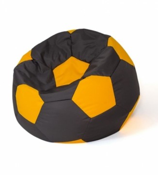 Go Gift Sako bag pouffe Ball black-yellow L 80 cm