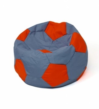 Go Gift Soccer Sako bag pouffe grey-red XL 120 cm