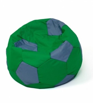 Go Gift Soccer Sako bag pouffe green-grey L 80 cm