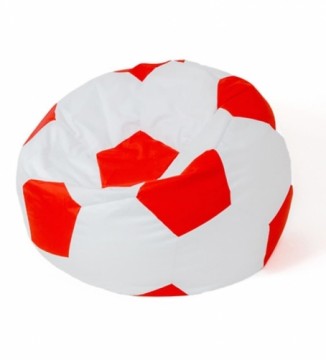 Go Gift Sako bag pouf Ball white-red XL 120 cm