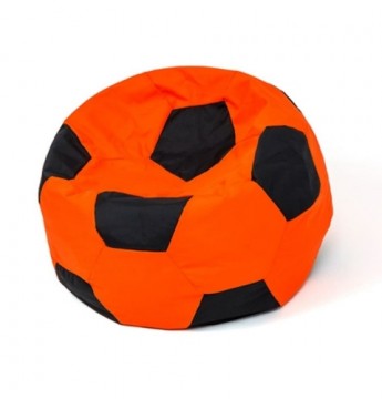 Go Gift Sako bag pouf Ball orange-black XXL 140 cm