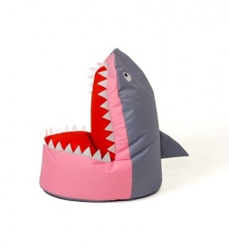Go Gift Sako bag pouffe Shark grey-pink XXL 100 x 60 cm