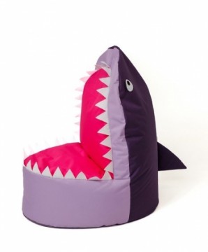 Go Gift Sako bag pouffe Shark purple-light purple XXL 100 x 60 cm