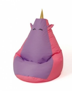 Go Gift Sako bag pouf Unicorn pink-purple XXL 140 x 100 cm