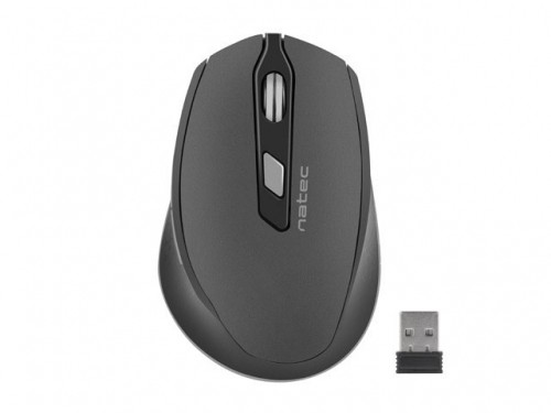 NATEC Wireless Mouse Siskin 2400DPI Black image 1