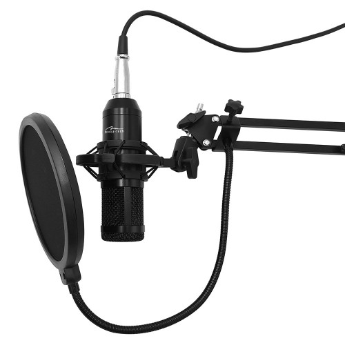 Media Tech Microphone with accessories kit STUDIO AND STREAMING MICROPHONE MT397K image 1