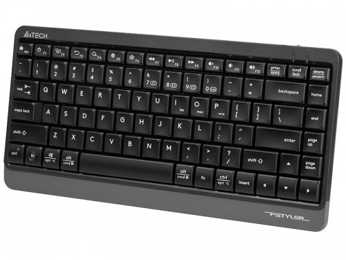 A4 Tech Keyboard A4TECH FSTYLER FBK11 2.4GHz+BT Black and grey A4TKLA47124 image 1