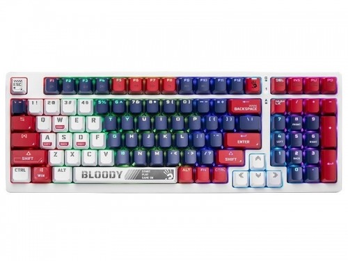 A4 Tech Mechanical keyboard A4TECH BLOODY S98 USB Sports Navy (BLMS Red Switches) A4TKLA47263 image 1